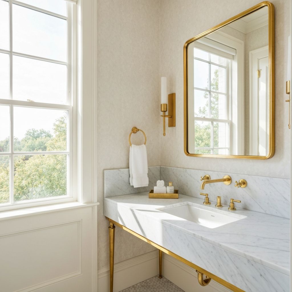 Elegant Powder Room